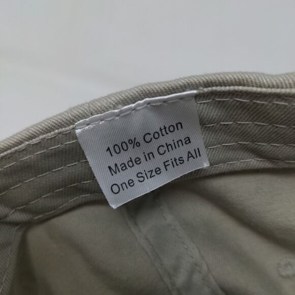 Ed Martin Men's Slideback Hat Tan OSFA Embroidered Chevrolet Cadillac Logo Cars - Picture 7 of 7